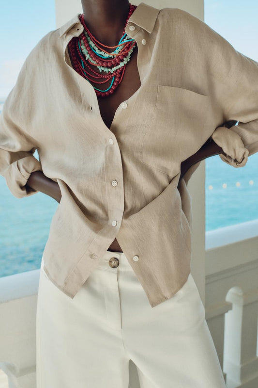 Linen Lounge Shirt